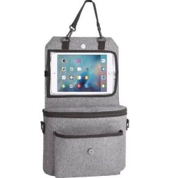 Organizator Universal FreeON 3 in 1 Pentru Carucior/Auto Cu Suport Pentru Tableta/iPad Gri