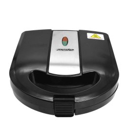 Sandwich Maker 3in1 MESKO MS3045 3 Tipuri de Placi Interschimbabile 1000W Negru/Argintiu