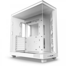 Carcasa NZXT H6 Flow Compact Dual-Chamber MiddleTower Fara Sursa Alb