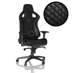 Scaun Gaming NobleChairs EPIC Echtleder Negru