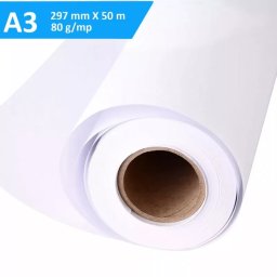 Rola Hartie A3 Procart 297x50m 80g Pentru Copiator
