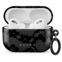 Husa Burga Hard Shell Magnetic pentru Airpods Pro Negru