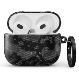 Husa Burga Hard Shell Magnetic pentru Airpods 3 Negru