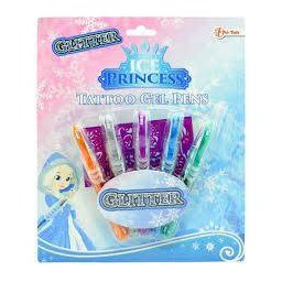 Set 5 Pixuri Toi-Toys Cu Gel Pentru Tatuaje Ice Princess Tattoo TT45650A