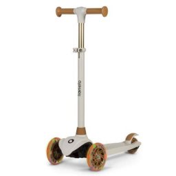 Trotineta Copii Lionelo Jessy Pliabila Pana la 50KG Design Ergonomic Cu Lumini LED 3 Ani+ Maro