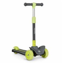 Trotineta Copii Lionelo Timy Pliabila pana la 50KG Design Ergonomic cu Lumini LED 3 Ani+ Verde
