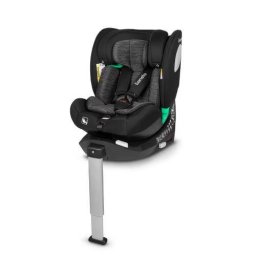 Scaun Auto Copii Lionelo i-Size Braam 0-36KG 40-150CM cu Isofix si Picior de Fixare Protectie Laterala Rotire 360 Grade Ajustare Spatar in 5 Pozitii Tetiera Reglabila in 14 Trepte Negru