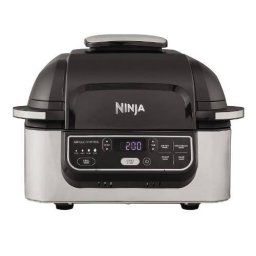 Friteuza cu Aer Cald NINJA Foodi Health Grill & Air Fryer AG301EU 5.7L 5 Functii de Gatit 1750W Gri/Negru
