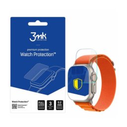 Folie Protectie 3MK x3 Apple Watch Ultra Series Sticla Flexibila