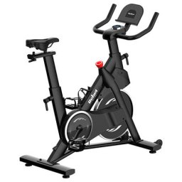 Bicicleta Spinning Rebel ACTIVE Afisaj LED Suport Telefon/Tableta Greutate Maxima Utilizator 120kg Negru