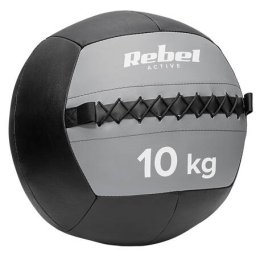 Minge Medicinala Rebel ACTIVE Pentru Exercitii 10kg Diametru 35cm Piele Sintetica Negru