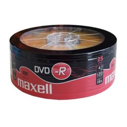 Mediu optic Maxell DVD-R 4.7GB 16X SET 25 BUC