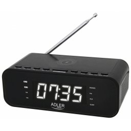 Radio cu Ceas Adler Incarcare Wireless Negru