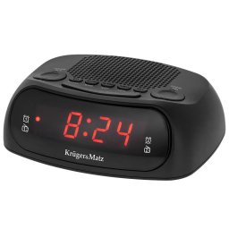 Radio Kruger&Matz Cu Ceas Desteptator AM/FM Negru