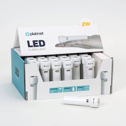 Set 30 Lanterne Platinet 2W Acumulator 1200mAh Autonomie 10h Albe