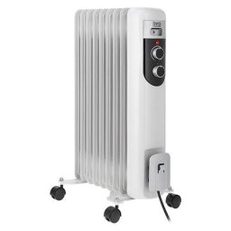 Radiator Ulei Teesa 2000W 9 Elementi Termostat Reglabil Alb