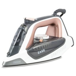 Fier De Calcat Zass A 21 Cu Abur 2600W Talpa Ceramica Negru/Roz