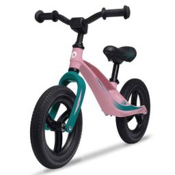 Bicicleta Fara Pedale Lionelo Bart Tour Pink Bubblegum Usoara cu Cadru din Magneziu cu Ghidon si Sa Reglabile 12Inch Roz