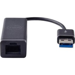 Dell Adapter USB-A 3.0 (male)> Gigabit Ethernet (female)Â (Black)