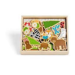 Set Magnetic Educativ BigJigs Toys Animalute din Padure +3 ani