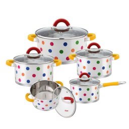 Set Oale Zass Gourmet ZG-SCS 02 Inox Cu Capac 10 Piese Multicolor