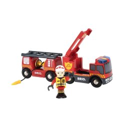 Jucarie BRIO Light and Sound Fire Engine