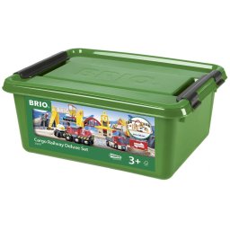Set De Joaca BRIO Cargo Railway Deluxe Set 33097 Din Lemn