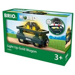 Jucarie BRIO Gold wagon with light