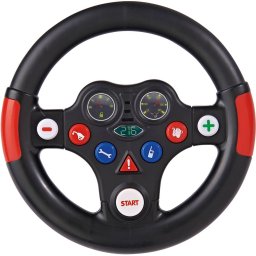 Volan De Schimb BIG Racing Sound Wheel +12luni Negru/Rosu