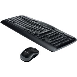 Kit Tastatura si Mouse Logitech MK330 Combo 920-008533 Wireless Layout DE Negru