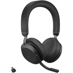 Casti cu Microfon Jabra Evolve2 75 Link380c UC Stereo USB-C Negru