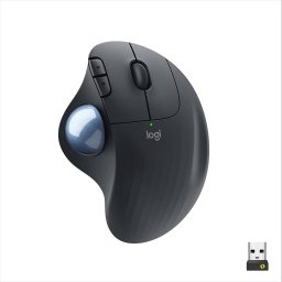 Mouse Wireless Logitech ERGO M575 For Business Trackball Grafit/Albasttru