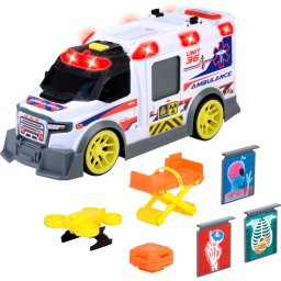 Ambulanta Dickie Vehicul De Jucarie Targa Drona Trusa Medicala +36luni Multicolor