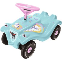 Masinuta fara Pedale BIG Bobby Car Classic Unicorn Varsta 1 An+ Turcoaz/Roz