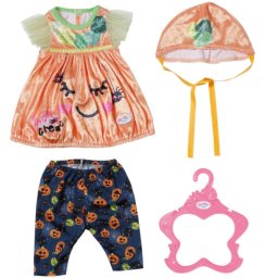 Hainute pentru Papusi Zapf Creation BABY born Halloween pumpkin dress
