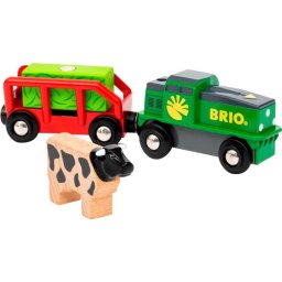 Jucarie BRIO World Farm Battery Train