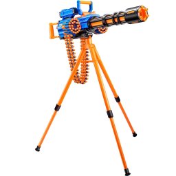Blaster cu Sageti Zuru X-Shot Insanity Rage Fire 72 Darts Trepied Portocaliu/Albastru