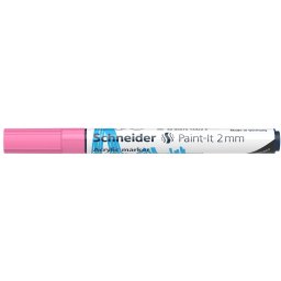 Marker cu Vopsea Acrilica Schneider Paint-It 310 2 mm Roz pal