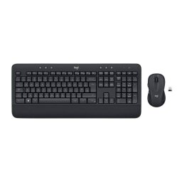 Kit Tastatura si Mouse Logitech MK545 Advanced 920-008889 Wireless Layout DE Negru