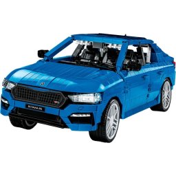 Set Constructie Cobi Skoda Octavia RS 10 Ani+ Albastru
