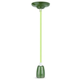 Pendul Tavan V-Tac Portelan Soclu E27 Verde