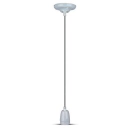 PENDUL V-Tac Portelan Soclu E27 Gri