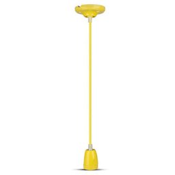 Pendul Tavan V-Tac Portelan Soclu E27 Galben