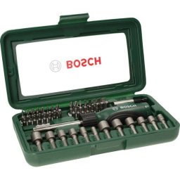 Set de Biti Bosch Powertools 46 Piese Include Surubelnita Manuala
