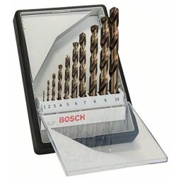 Set Burghie Bosch Powertools pentru Metal din Otel Inoxidabil HSS-Co 10x Bucati