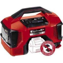Compresor Hibrid Einhell Pressito 18V / 220V Fara Baterie si Incarcator Rosu/Negru
