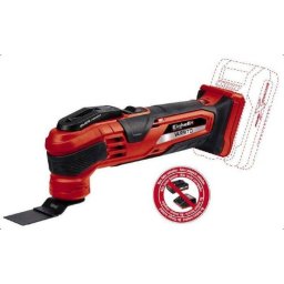 Scula Multifunctionala Einhell VARRITO 18V Fara Fir Taiere Razuire Slefuire Inclusiv Accesorii Fara Baterie si Incarcator Rosu/Negru