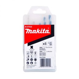 Set Makita B-57532 Burghie SDS Plus pentru Lemn /Metal 5 Bucati