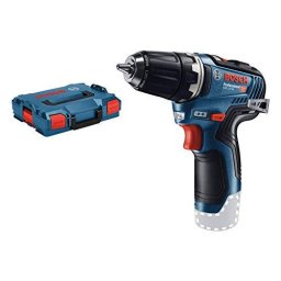 Masina de Gaurit Bosch GSR 12V-35 Solo Professional 12VÂ Fara Fir Fara Baterie si Incarcator in Set L-BOXX Albastru/Negru