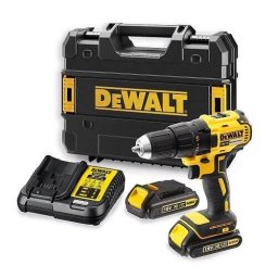 Masina de gaurit DeWALT cordless drill DCD708D2T, 18 VoltÂ (yellow / black, T-STAK box, 2x Li-ion battery 2.0 Ah)
